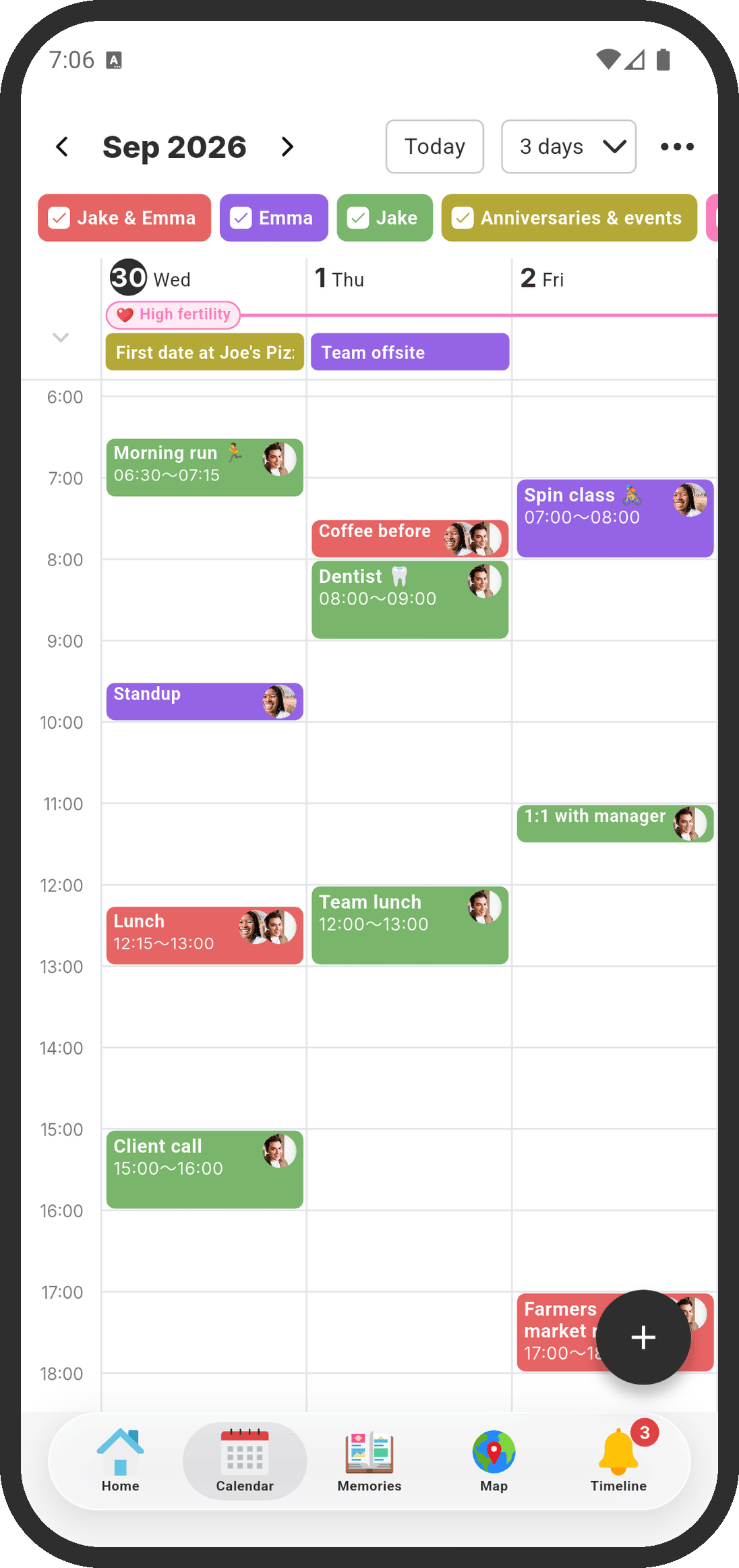 3-day view