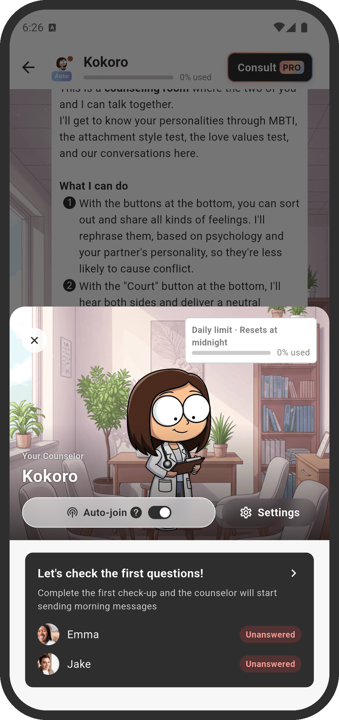 The AI counselor